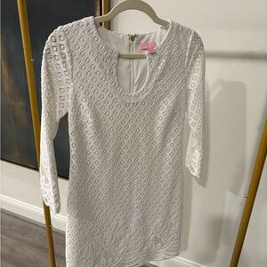 Lilly Pulitzer White Lace Dress